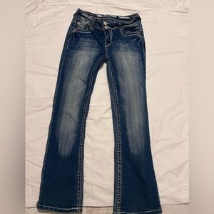 Wallflower blue jeans, size 1 short